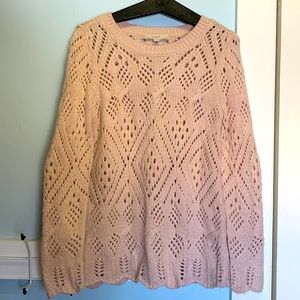 Soft pink Loft sweater size small